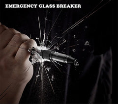 Multi Function Self Defense Tactical Pen Flashlight Case