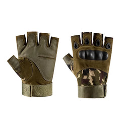 Tactical Gloves Half Finger Paintball Finger Gloves Protective Gear