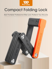 Foldable Bicycle Lock Security Anti-theft Cycling Lock