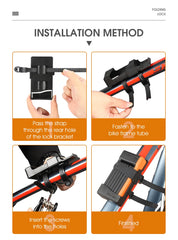 Foldable Bicycle Lock Security Anti-theft Cycling Lock