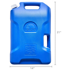 Blue Water Storage Container Camping & Emergency Water Jug