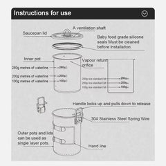 Camping Hiking Rice Cooker