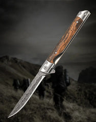 Damascus Folding Knife