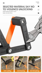 Foldable Bicycle Lock Security Anti-theft Cycling Lock