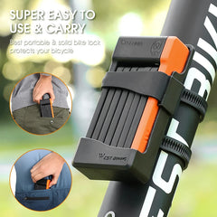 Foldable Bicycle Lock Security Anti-theft Cycling Lock