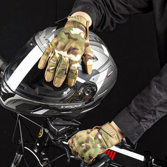 Camo Touch Screen Multicam Tactical Full Finger Gloves