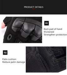 Tactical fingerless gloves