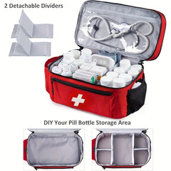 Travel medicine storage bag