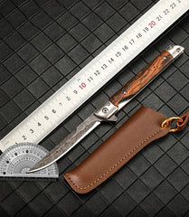 Damascus Folding Knife