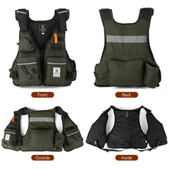 Men Professional Life Jacket Buoyancy Suit