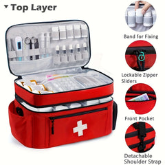 Travel medicine storage bag