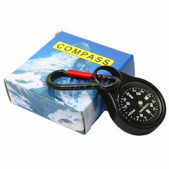 Upgraded Waterproof Compass Keychain Zinc Alloy Camping