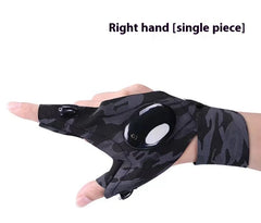 Emergency Repair Fishing Gloves Led Flashlight Gloves