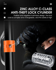 Carbon Steel Bike U Lock Anti-Theft Secure Lock