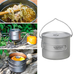 Lixada Titanium Cup Pot Ultralight Portable Cup