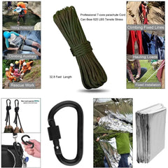 Survival Kit Gear Camping Multifunction Tactical First Aid