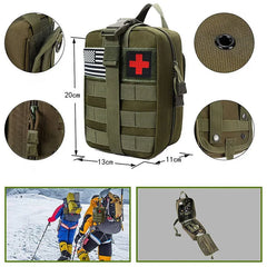 Survival First Aid Kit Survival Full Set Molle Outdoor Gear