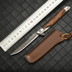 Damascus Folding Knife