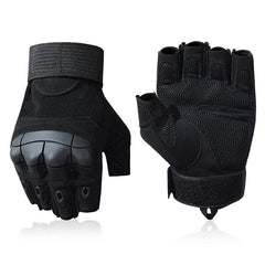 Tactical fingerless gloves