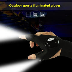 Emergency Repair Fishing Gloves Led Flashlight Gloves