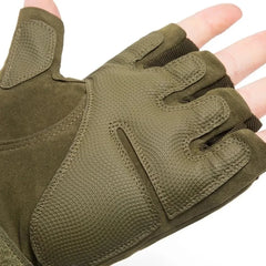 Tactical Gloves Half Finger Paintball Finger Gloves Protective Gear