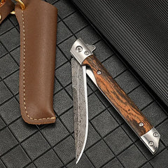 Damascus Folding Knife