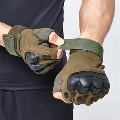 Tactical fingerless gloves