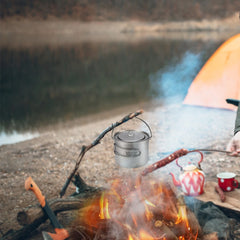 Lixada Titanium Cup Pot Ultralight Portable Cup