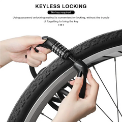 Portable motorcycle lock