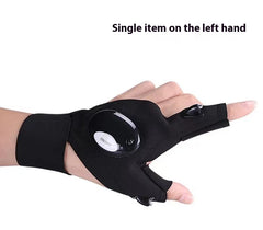 Emergency Repair Fishing Gloves Led Flashlight Gloves