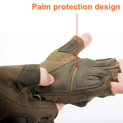 Tactical fingerless gloves