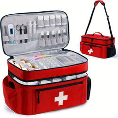 Travel medicine storage bag