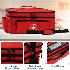 Travel medicine storage bag