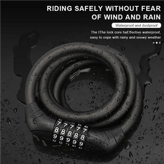 Portable motorcycle lock