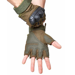 Tactical fingerless gloves