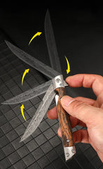 Damascus Folding Knife