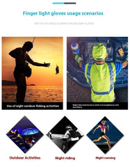 Emergency Repair Fishing Gloves Led Flashlight Gloves