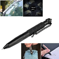 Tactical Pen Self Defense Tool with Glass Breaker Survival