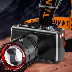 Rechargeable Headlamp Super Bright Head Light Outdoor Camping