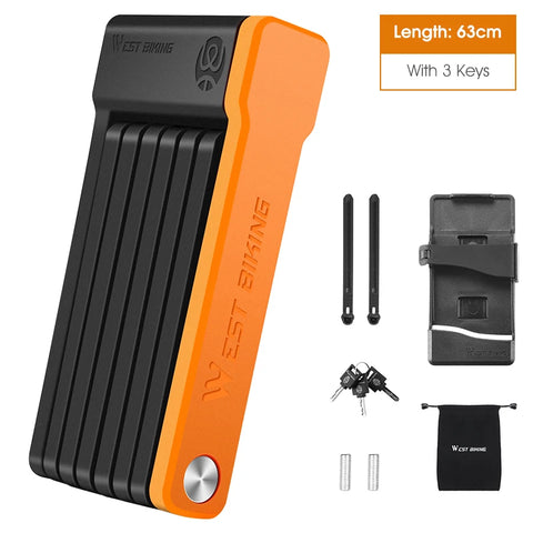 Foldable Bicycle Lock Security Anti-theft Cycling Lock