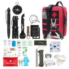 Survival First Aid Kit Survival Full Set Molle Outdoor Gear
