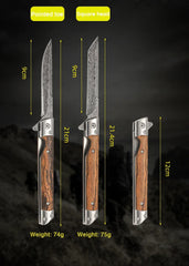 Damascus Folding Knife