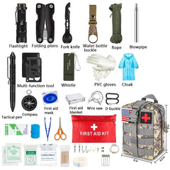 Survival First Aid Kit Survival Full Set Molle Outdoor Gear