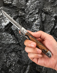 Damascus Folding Knife