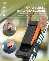 Foldable Bicycle Lock Security Anti-theft Cycling Lock