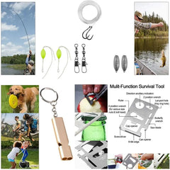 Survival Kit Gear Camping Multifunction Tactical First Aid