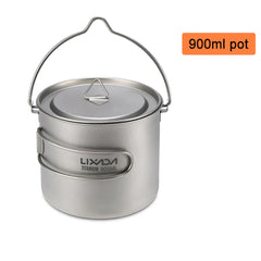 Lixada Titanium Cup Pot Ultralight Portable Cup