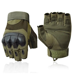 Tactical fingerless gloves