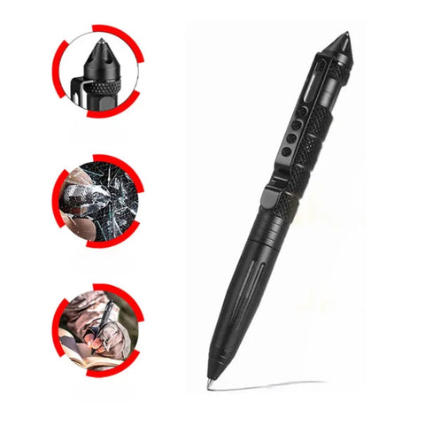 Tactical Pen Self Defense Tool with Glass Breaker Survival