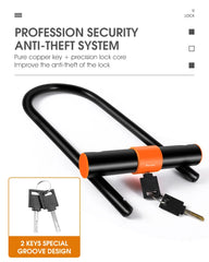Carbon Steel Bike U Lock Anti-Theft Secure Lock